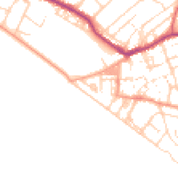 Daytime road noise heatmap for BN25 1EB