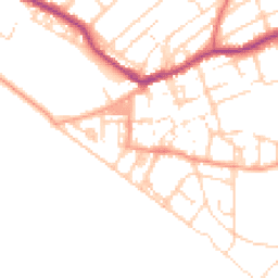 Daytime road noise heatmap for BN25 1EX