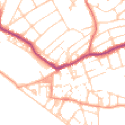 Daytime road noise heatmap for BN25 1NS