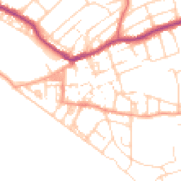 Daytime road noise heatmap for BN25 1PE