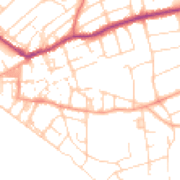Daytime road noise heatmap for BN25 1QA