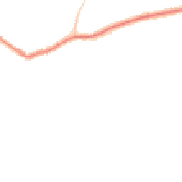 Night-time road noise heatmap for BN25 1QA