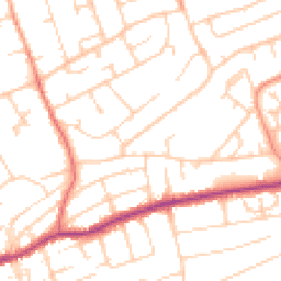 Daytime road noise heatmap for BN25 3EY