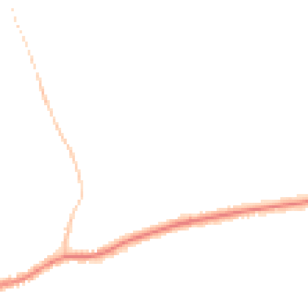 Night-time road noise heatmap for BN25 3EY