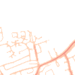 Daytime road noise heatmap for BN25 3FE