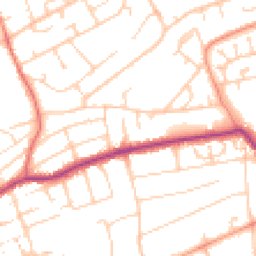 Daytime road noise heatmap for BN25 3PB