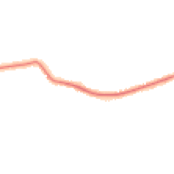 Night-time road noise heatmap for BN25 3RG