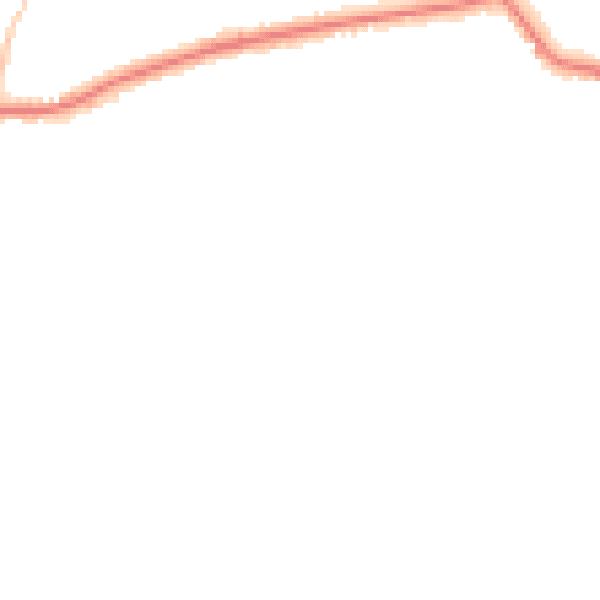 Night-time road noise heatmap for BN25 4AX