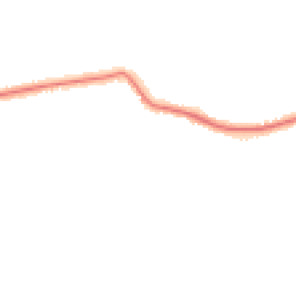 Night-time road noise heatmap for BN25 4NQ