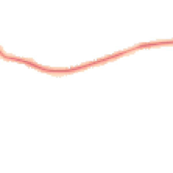 Night-time road noise heatmap for BN25 4NY