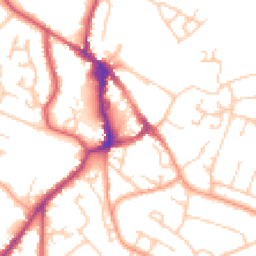 Daytime road noise heatmap for BN27 1AE