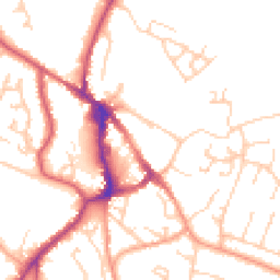 Daytime road noise heatmap for BN27 1BG