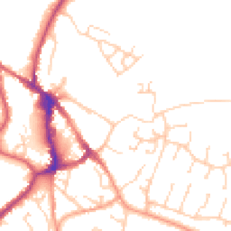 Daytime road noise heatmap for BN27 1BH