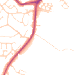 Daytime road noise heatmap for BN27 1EP