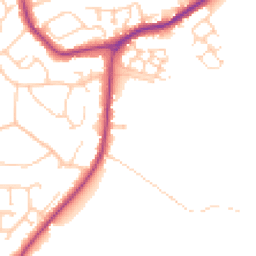 Daytime road noise heatmap for BN27 1EQ