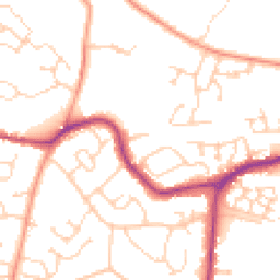 Daytime road noise heatmap for BN27 1UX