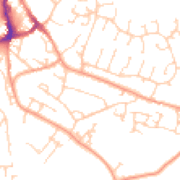 Daytime road noise heatmap for BN27 2DB