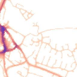 Daytime road noise heatmap for BN27 2HZ