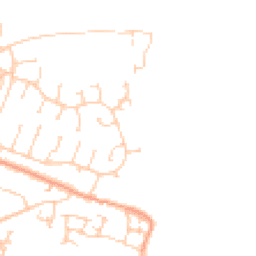 Daytime road noise heatmap for BN27 2JU