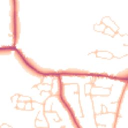 Daytime road noise heatmap for BN27 3BE