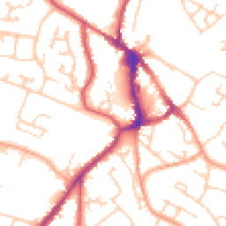 Daytime road noise heatmap for BN27 3BF