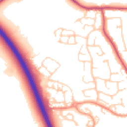 Daytime road noise heatmap for BN27 3GP