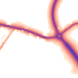 Daytime road noise heatmap for BN27 4AT