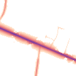 Daytime road noise heatmap for BN27 4BT