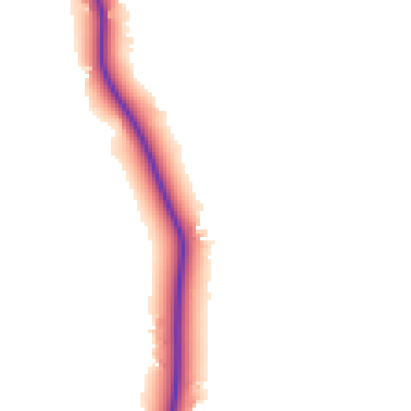 Daytime road noise heatmap for BN27 4EB