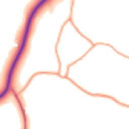 Daytime road noise heatmap for BN27 4EZ