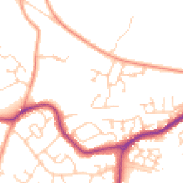 Daytime road noise heatmap for BN27 4FN
