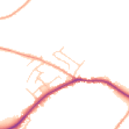 Daytime road noise heatmap for BN27 4NF