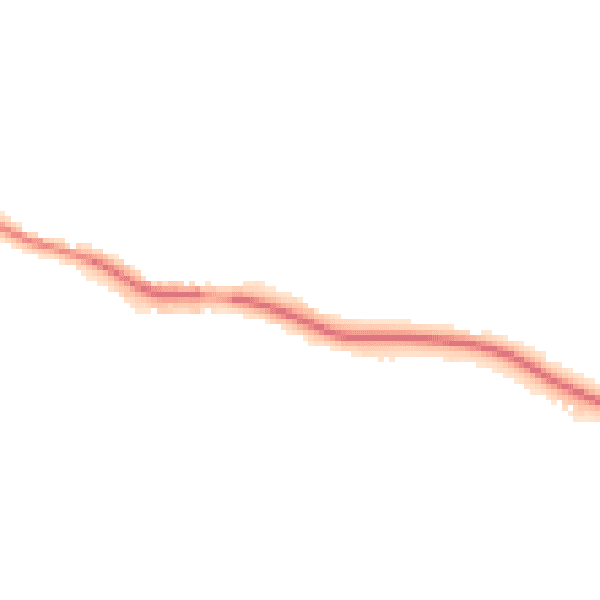 Night-time road noise heatmap for BN27 4RY