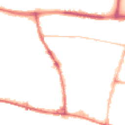 Night-time road noise heatmap for BN41 1HA