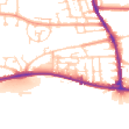 Daytime road noise heatmap for BN41 1PU