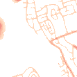 Daytime road noise heatmap for BN41 2RZ