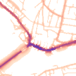 Daytime road noise heatmap for BN43 5DH