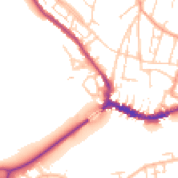 Daytime road noise heatmap for BN43 5EH