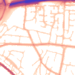 Daytime road noise heatmap for BN43 5GL