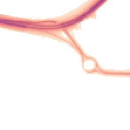 Night-time road noise heatmap for BN43 6DF