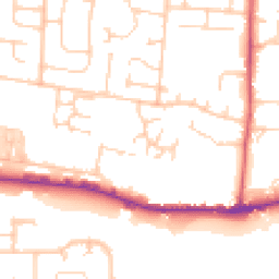 Daytime road noise heatmap for BN43 6JQ