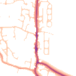 Daytime road noise heatmap for BN5 9HP