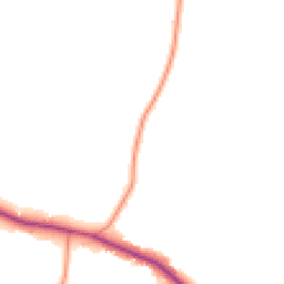 Daytime road noise heatmap for BN5 9TA