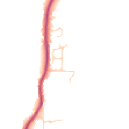 Daytime road noise heatmap for BN5 9XX