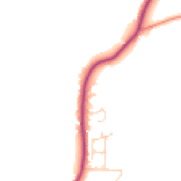 Daytime road noise heatmap for BN5 9YT