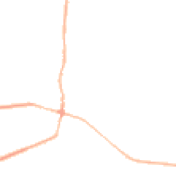 Night-time road noise heatmap for BN6 8SU