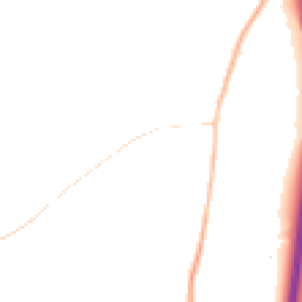 Night-time road noise heatmap for BN6 9GB