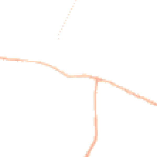 Night-time road noise heatmap for BN6 9TY