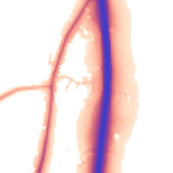 Daytime road noise heatmap for BN6 9XN