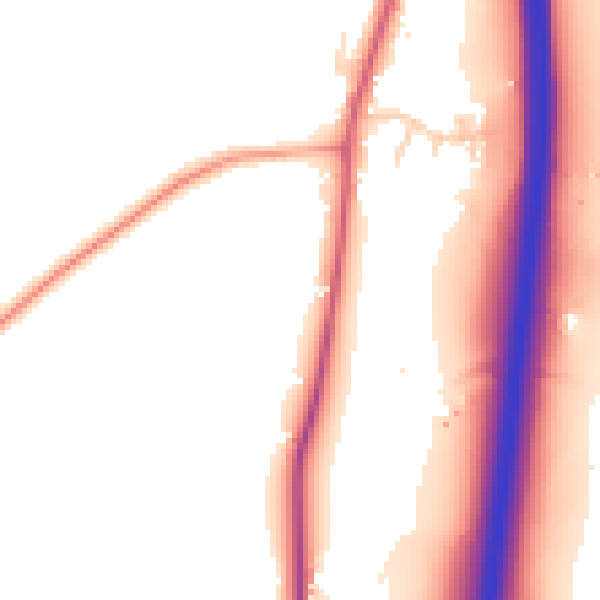 Daytime road noise heatmap for BN6 9ZQ